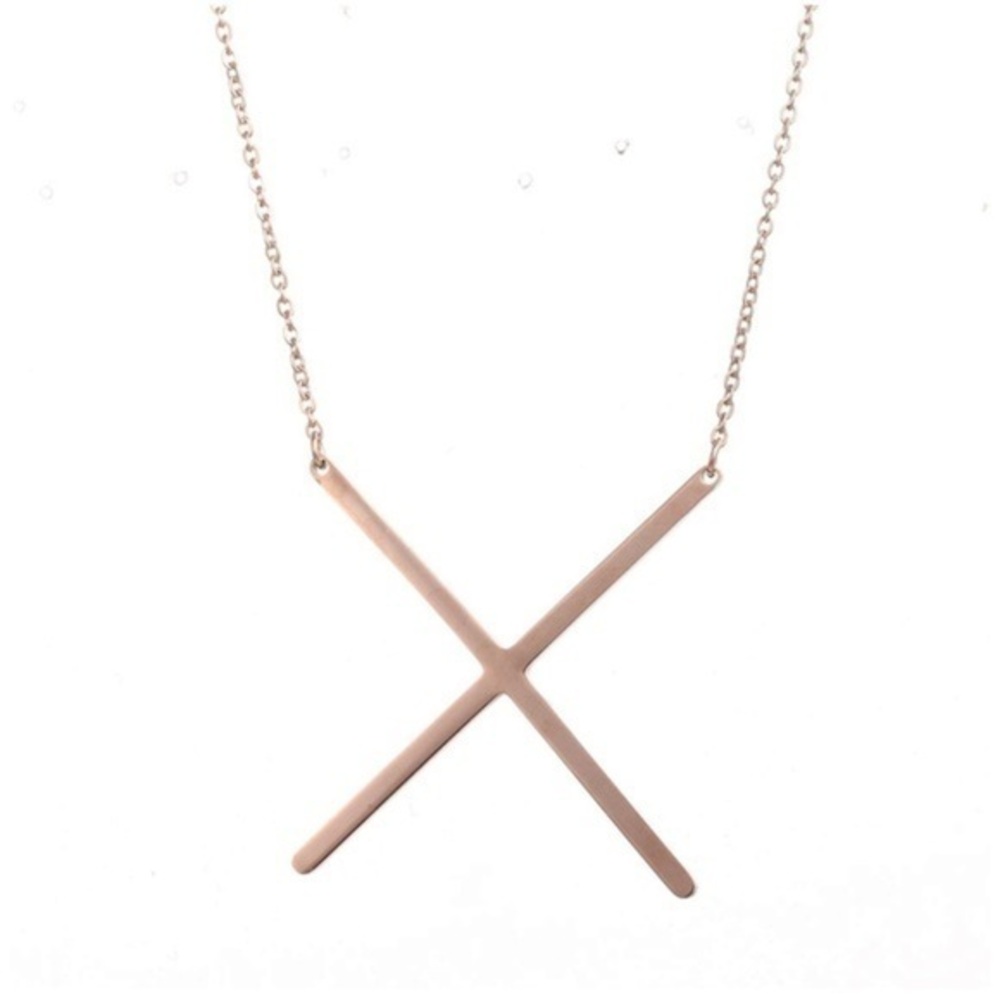 NEW!! ❤️ Initial “X” Pendant Necklace